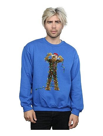 La Guerre des étoiles - Sweat motif Chewbacca motif/style Lumières de Noël