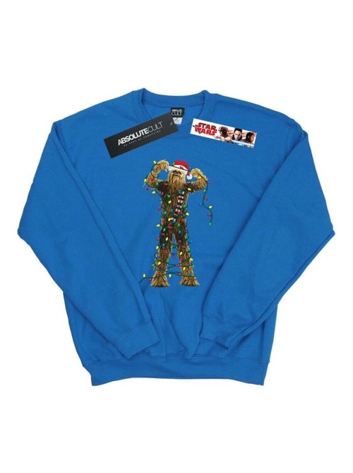 La Guerre des étoiles - Sweat motif Chewbacca motif/style Lumières de Noël - Kiabi La Guerre des étoiles - Sweat motif Chewbacca motif/style Lumières de Noël - Kiabi