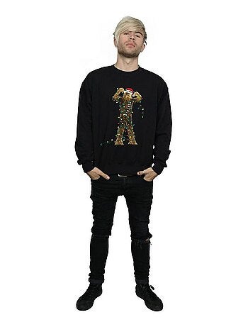 La Guerre des étoiles - Sweat motif Chewbacca motif/style Lumières de Noël
