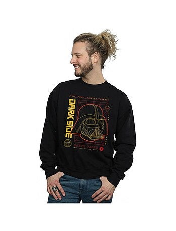 La Guerre des étoiles - Sweat motif Dark Vador motif/style quadrillage