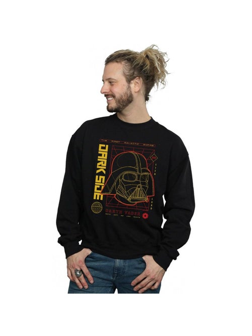 La Guerre des étoiles - Sweat motif Dark Vador motif/style quadrillage - Kiabi La Guerre des étoiles - Sweat motif Dark Vador motif/style quadrillage - Kiabi