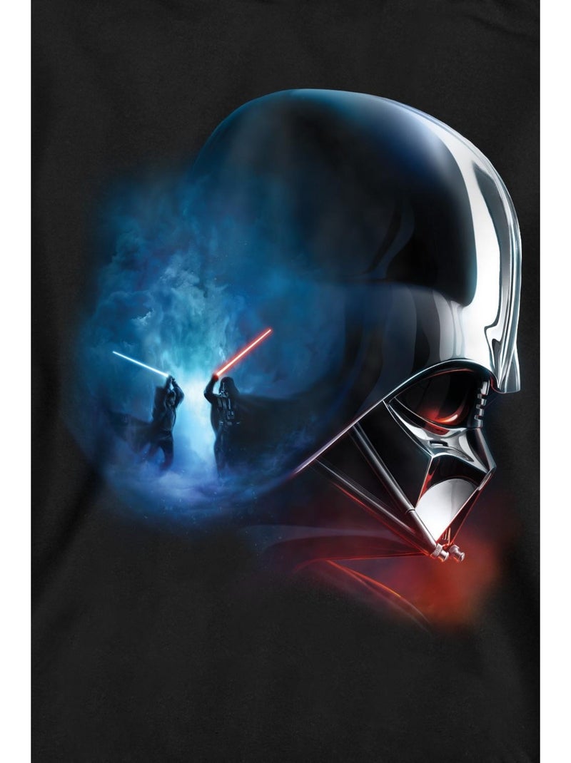 La Guerre des étoiles - Sweat motifs Obi-Wan Kenobi et Vador style poster Noir - Kiabi