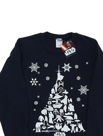 La Guerre des étoiles - Sweat motif/style sapin de Noël