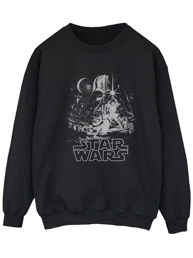 La Guerre des étoiles - Sweat NEW HOPE Noir - Kiabi