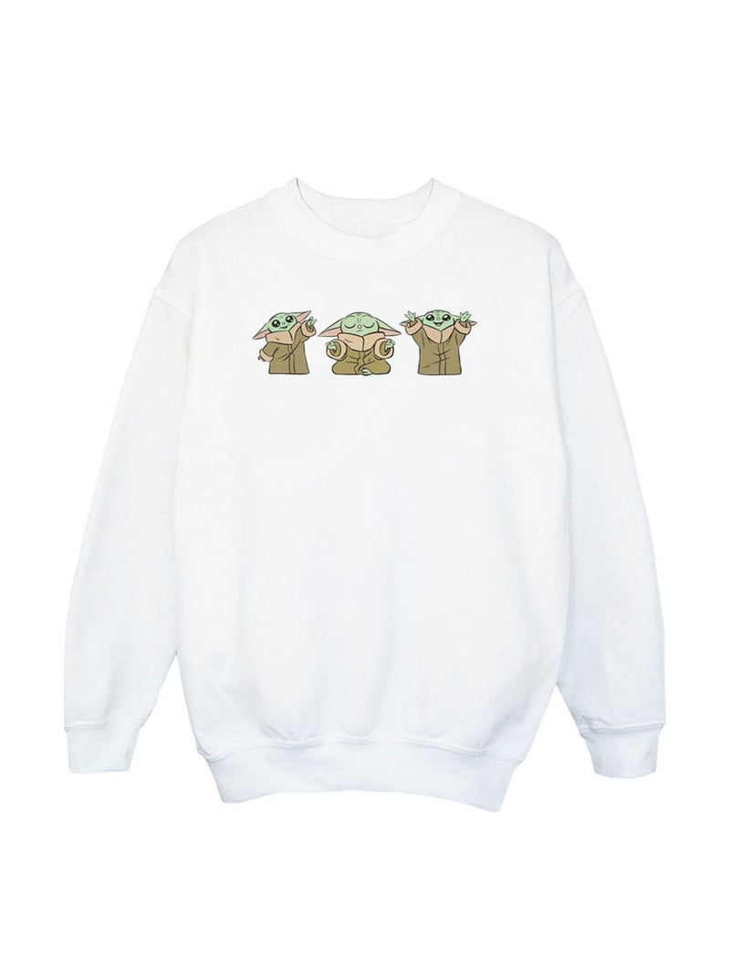 La Guerre des étoiles - Sweat THE MANDALORIAN Blanc - Kiabi