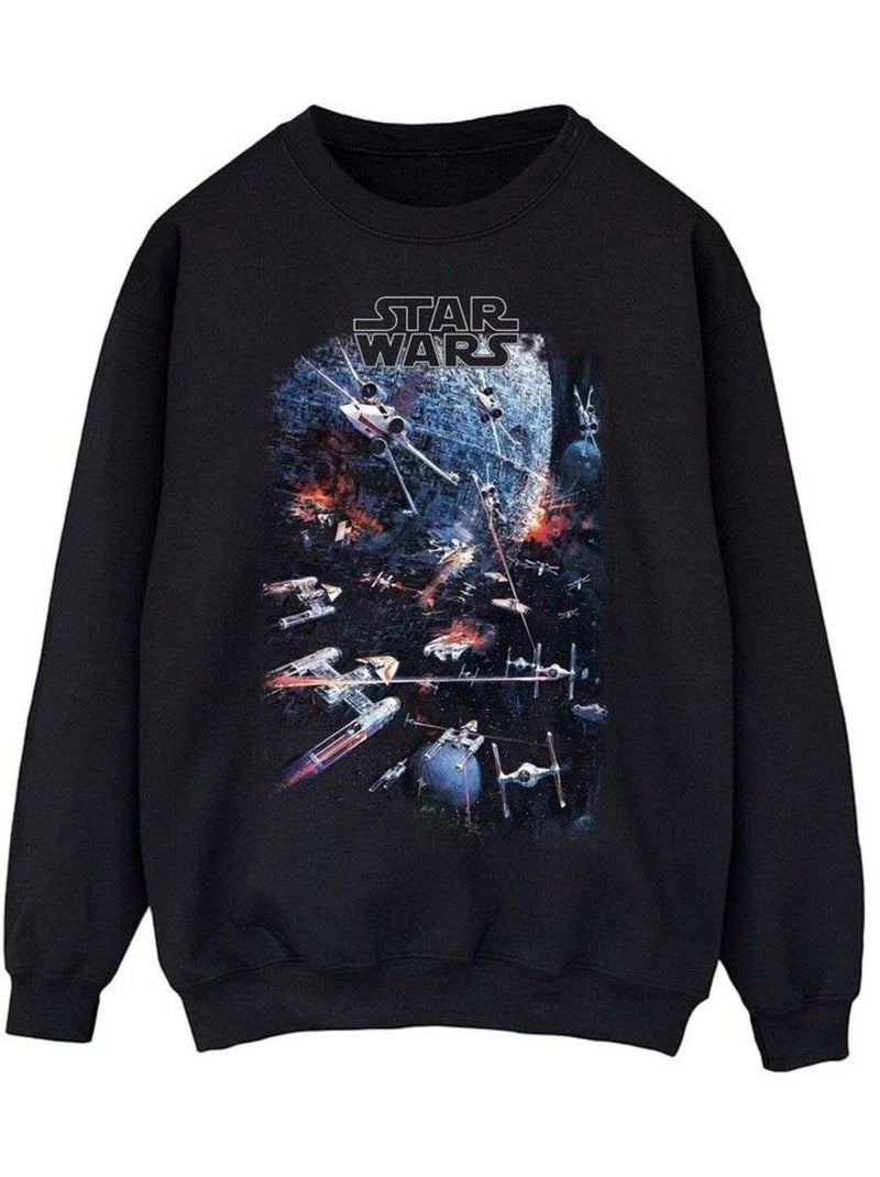 La Guerre des étoiles - Sweat UNIVERSE BATTLE Noir - Kiabi