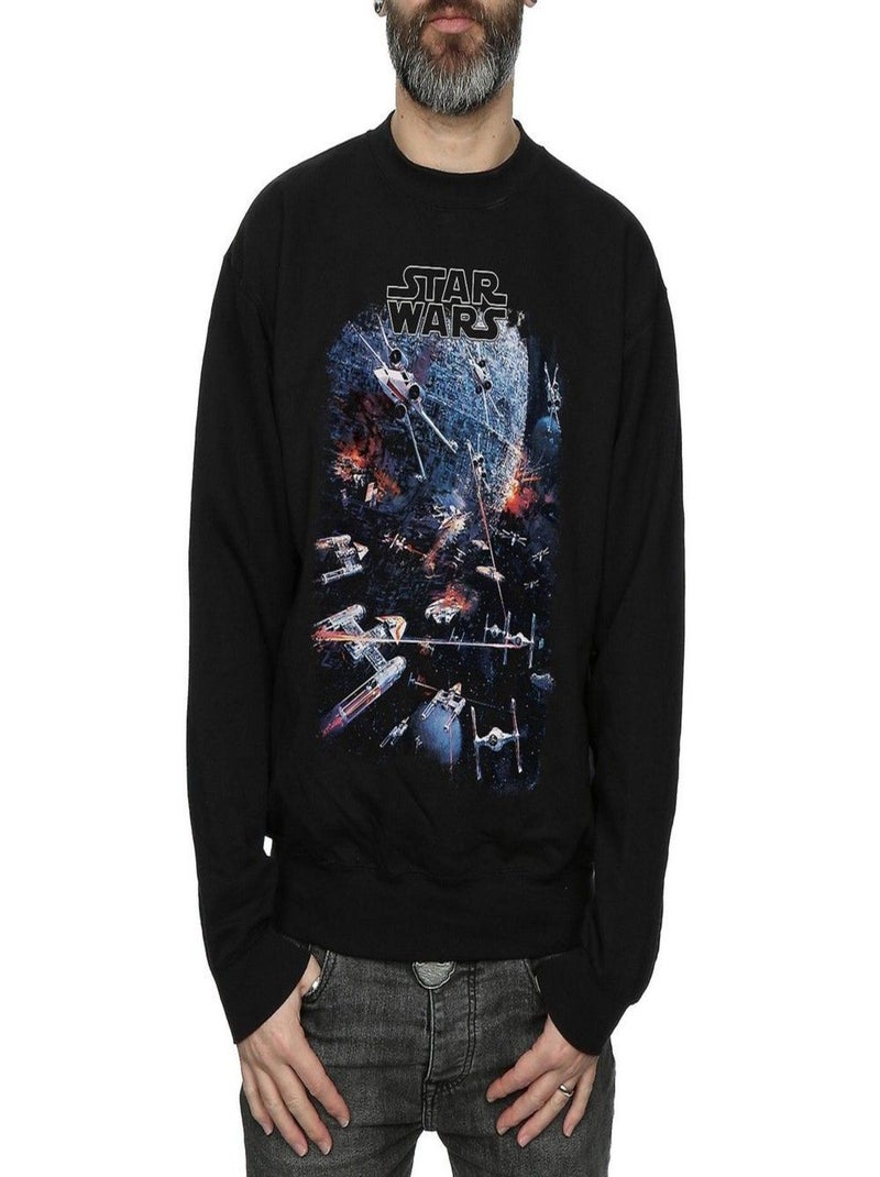 La Guerre des étoiles - Sweat UNIVERSE BATTLE Noir - Kiabi
