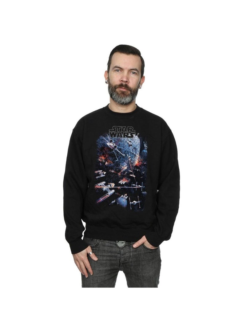 La Guerre des étoiles - Sweat UNIVERSE BATTLE Noir - Kiabi