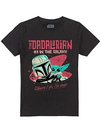 La Guerre des étoiles - T-shirt #1 DADALORIAN WHERE GO (Din Djarin, Grogu)