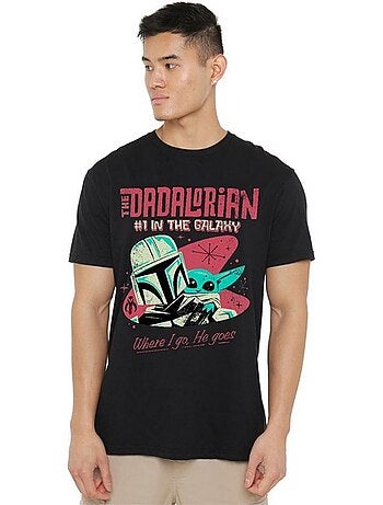 La Guerre des étoiles - T-shirt #1 DADALORIAN WHERE GO (Din Djarin, Grogu)