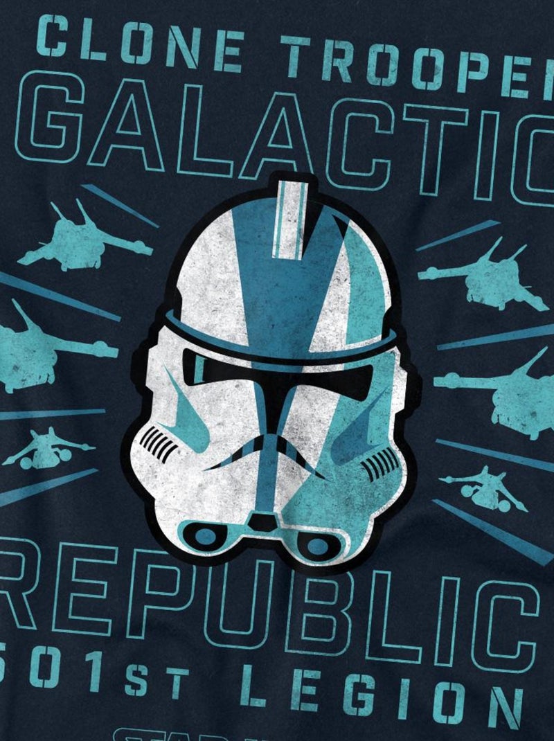 La Guerre des étoiles - T-shirt 501ST CLONE TROOPER Bleu marine - Kiabi
