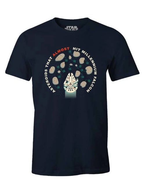 La Guerre des étoiles - T-shirt ASTEROIDS THAT ALMOST HIT MILLENNIUM FALCON - Kiabi