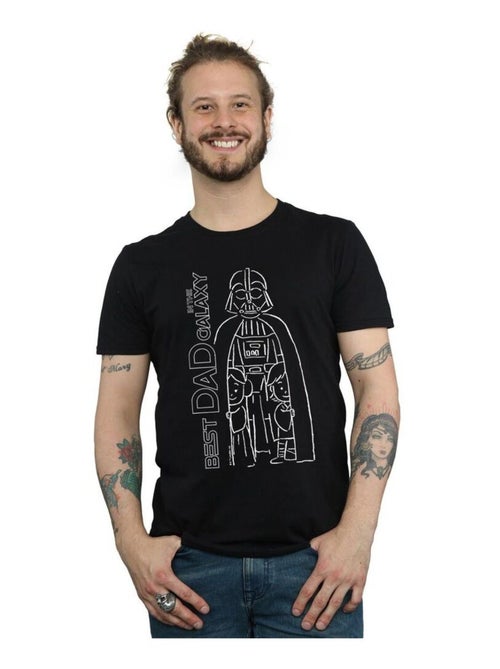 La Guerre des étoiles - T-shirt BEST DAD IN THE GALAXY - Kiabi