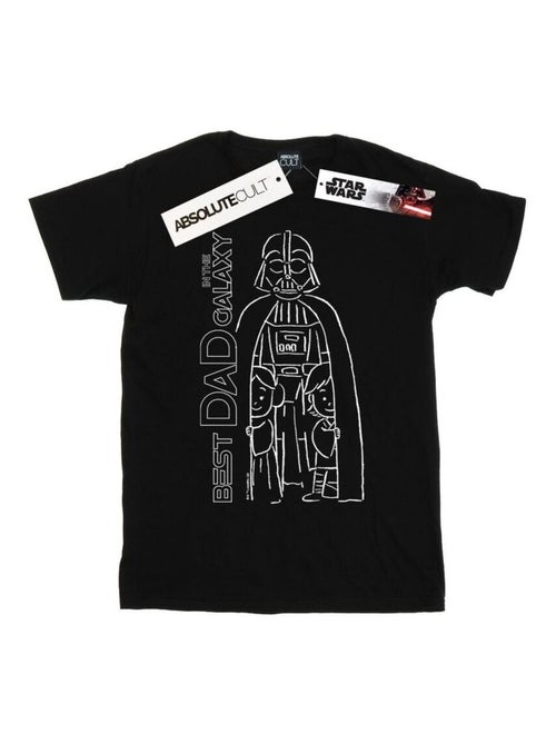 La Guerre des étoiles - T-shirt BEST DAD IN THE GALAXY - Kiabi