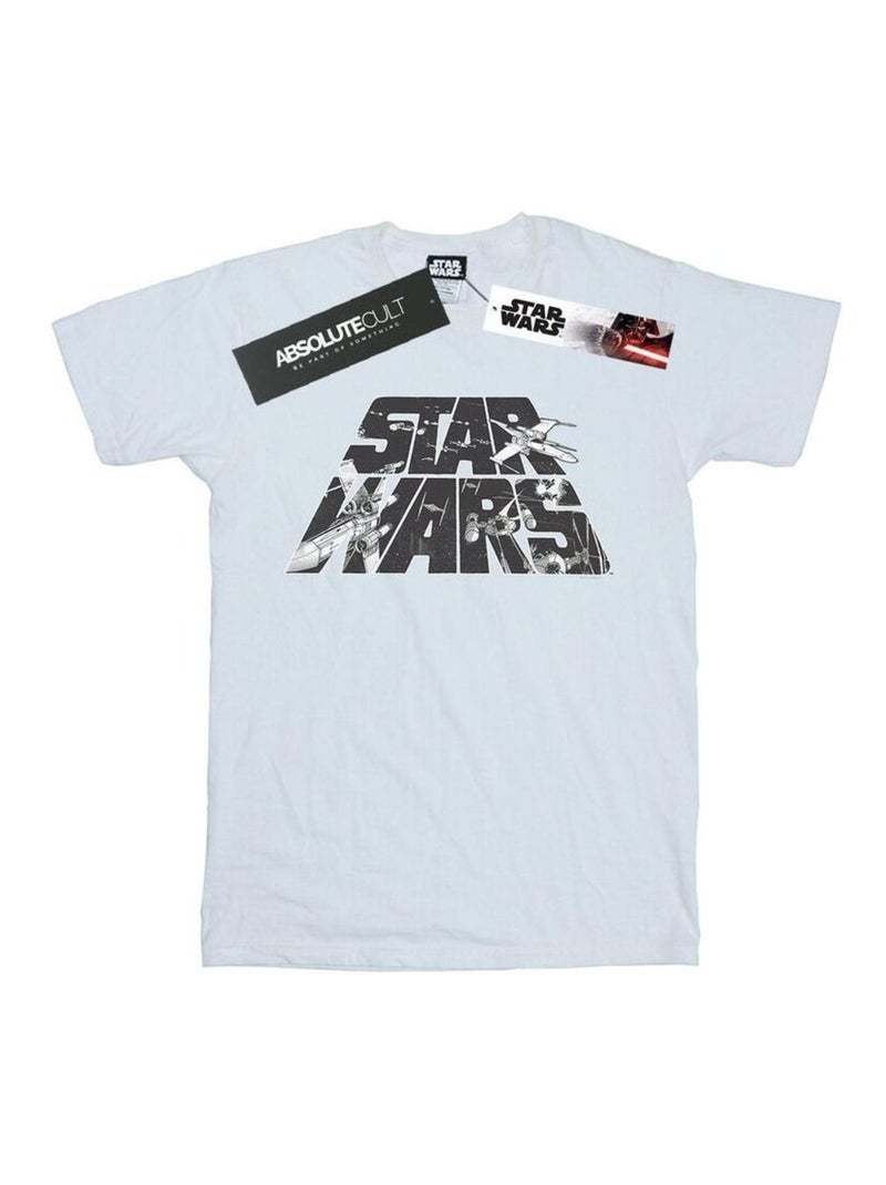 La Guerre des étoiles - T-shirt Blanc - Kiabi