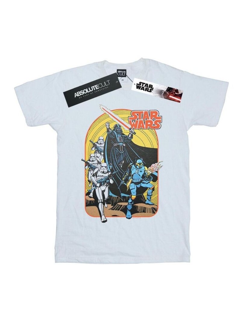 La Guerre des étoiles - T-shirt Blanc - Kiabi