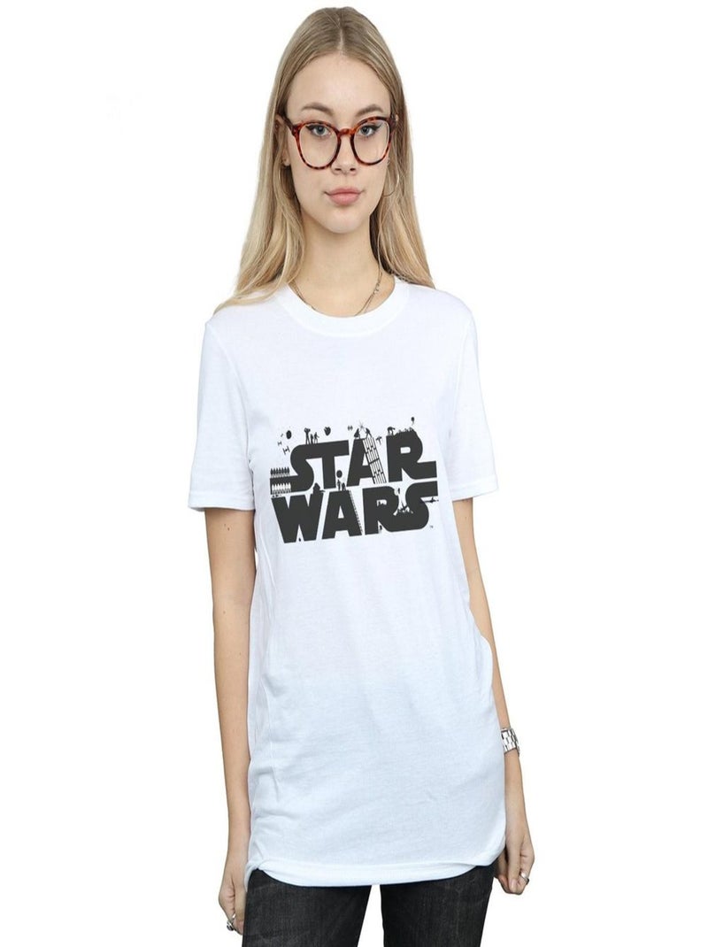 La Guerre des étoiles - T-shirt Blanc - Kiabi