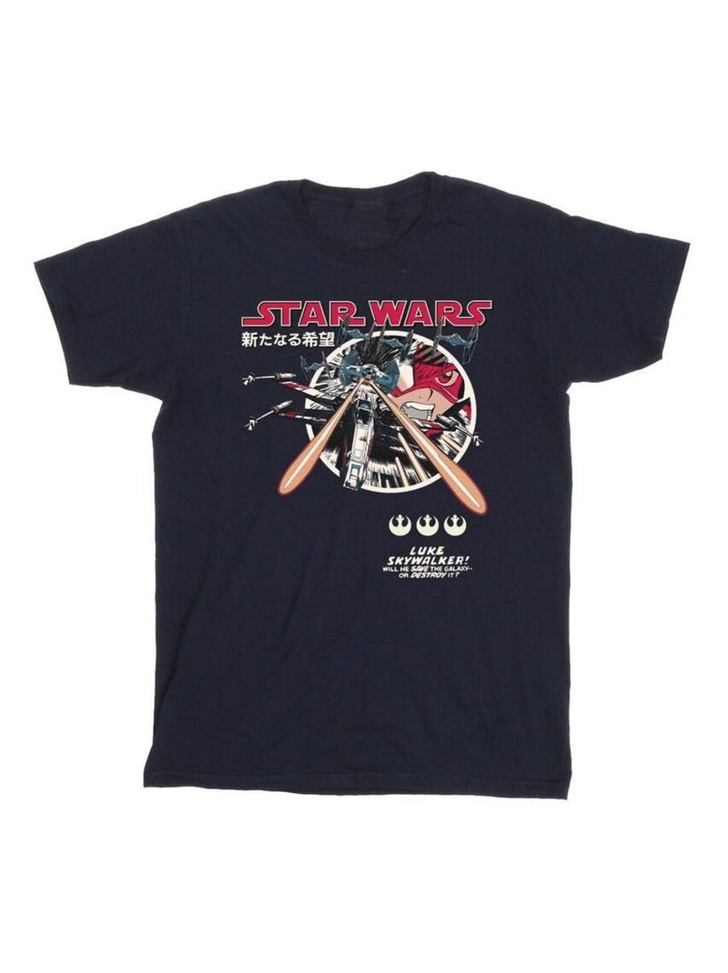 La Guerre des étoiles - T-shirt Bleu marine - Kiabi