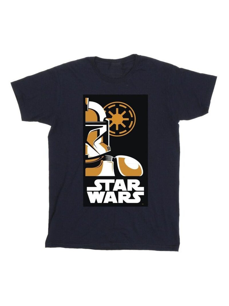 La Guerre des étoiles - T-shirt Bleu marine - Kiabi