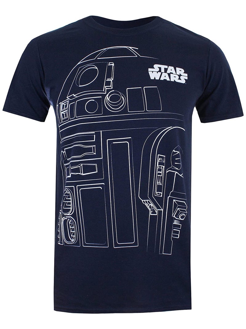 La Guerre des étoiles - T-shirt Bleu marine - Kiabi