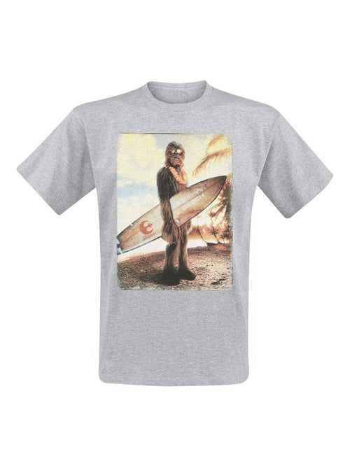 La Guerre des étoiles - T-shirt CHEWIE ON THE BEACH (Chewbacca) - Kiabi