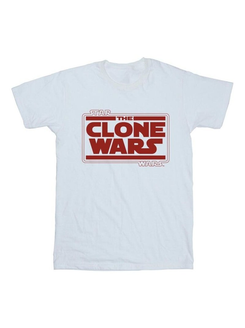 La Guerre des étoiles - T-shirt CLONE WARS Blanc - Kiabi