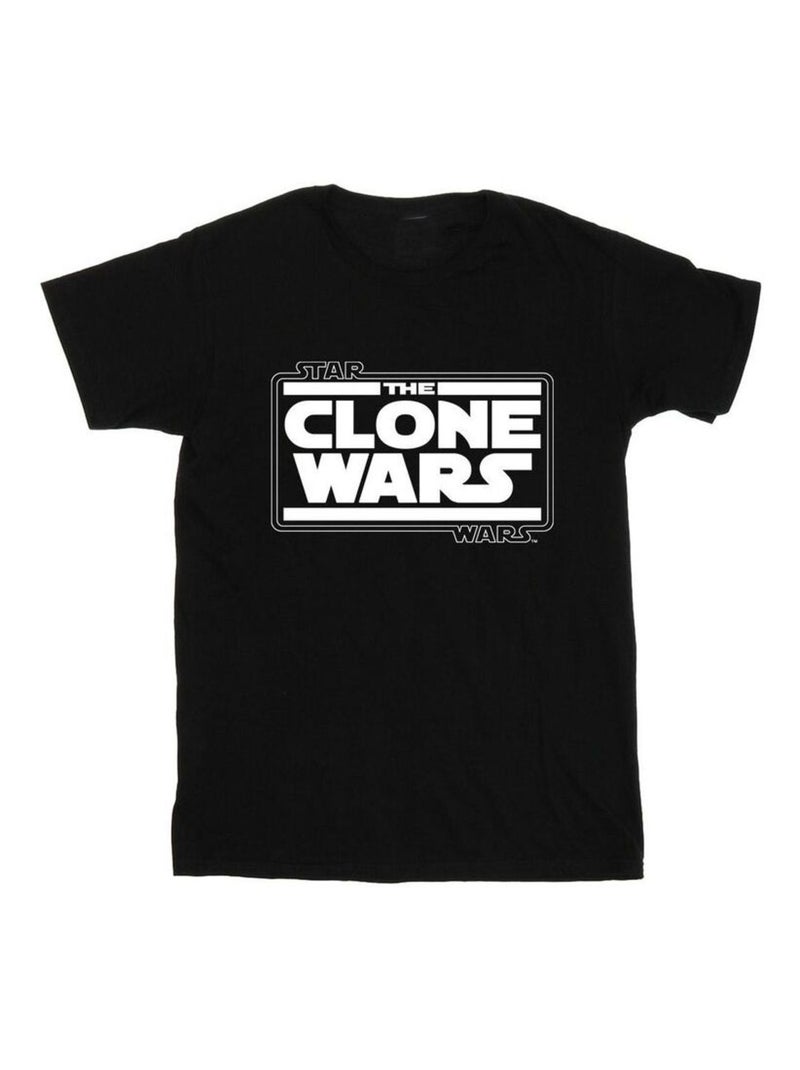 La Guerre des étoiles - T-shirt CLONE WARS Noir - Kiabi