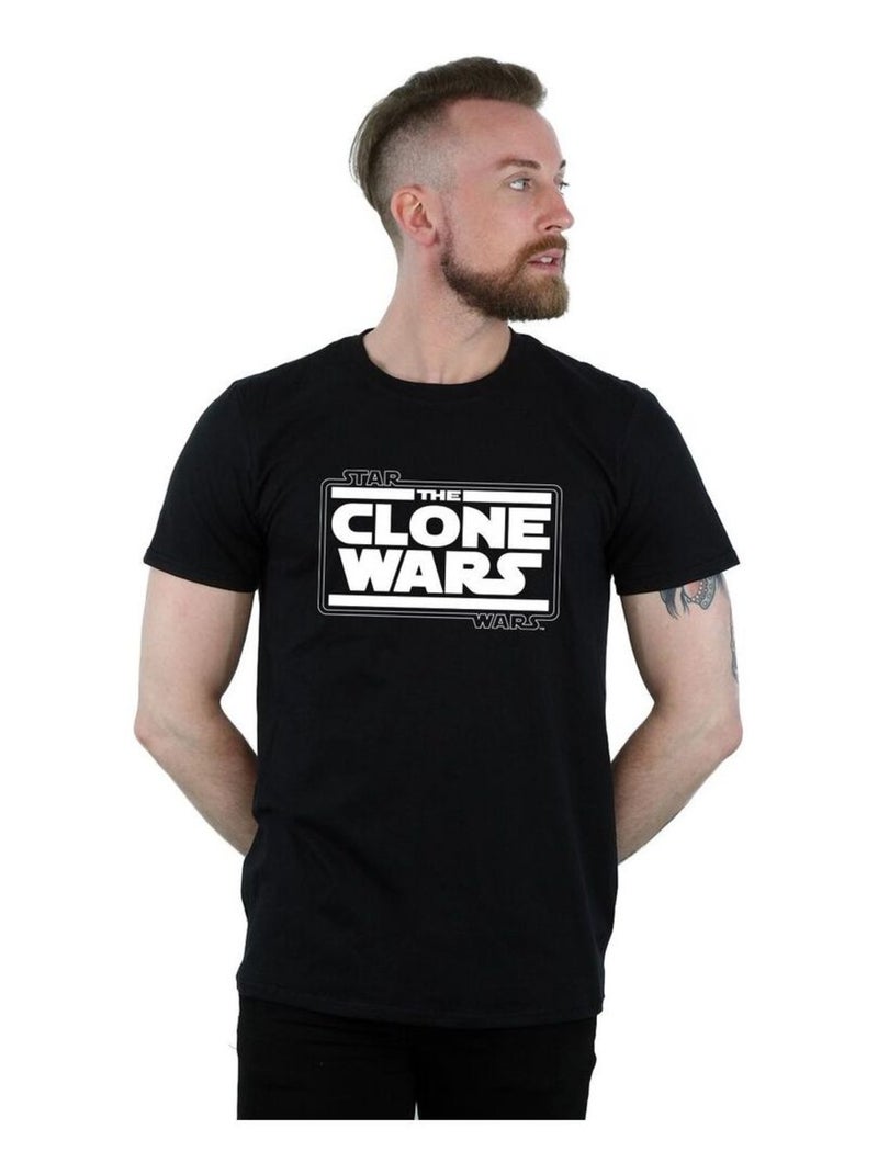 La Guerre des étoiles - T-shirt CLONE WARS Noir - Kiabi