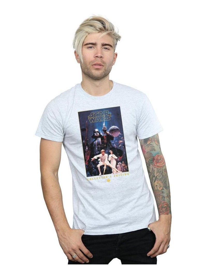 La Guerre des étoiles - T-shirt COLLECTOR'S EDÇaION Gris chiné - Kiabi