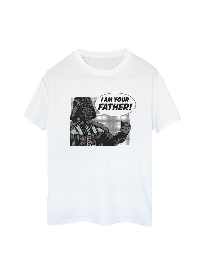 La Guerre des étoiles - T-shirt DARTH Vador Blanc - Kiabi