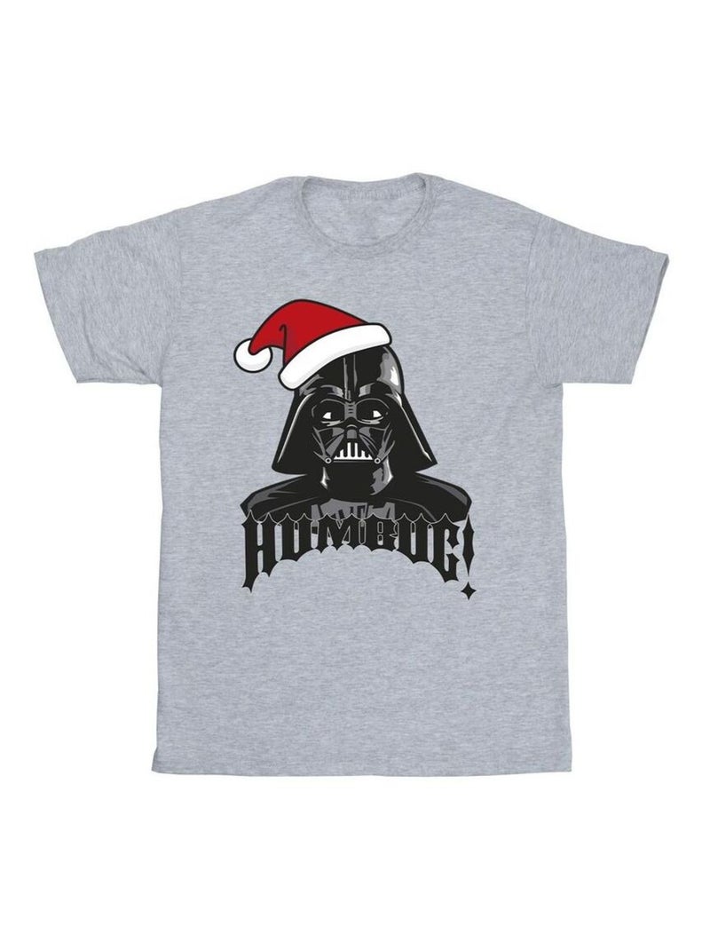 La Guerre des étoiles - T-shirt EPISODE IV: A NEW HOPE HUMBUG Gris chiné - Kiabi