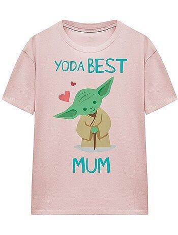 La Guerre des étoiles - T-shirt fête des mères motif Yoda BEST MUM (Yoda)