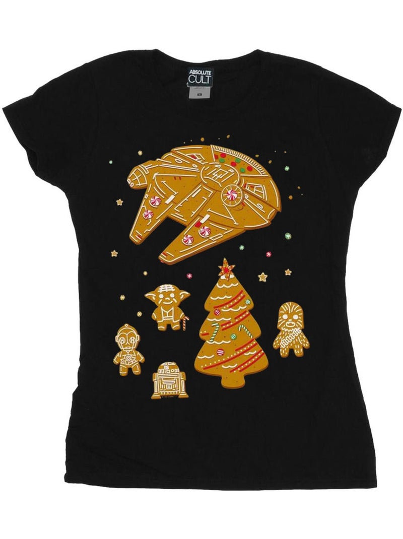 La Guerre des étoiles - T-shirt GINGERBREAD REBELS Noir - Kiabi