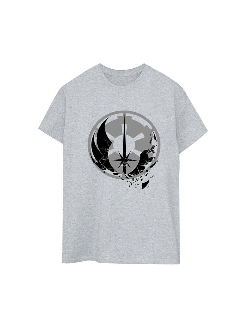 La Guerre des étoiles - T-shirt Gris chiné - Kiabi