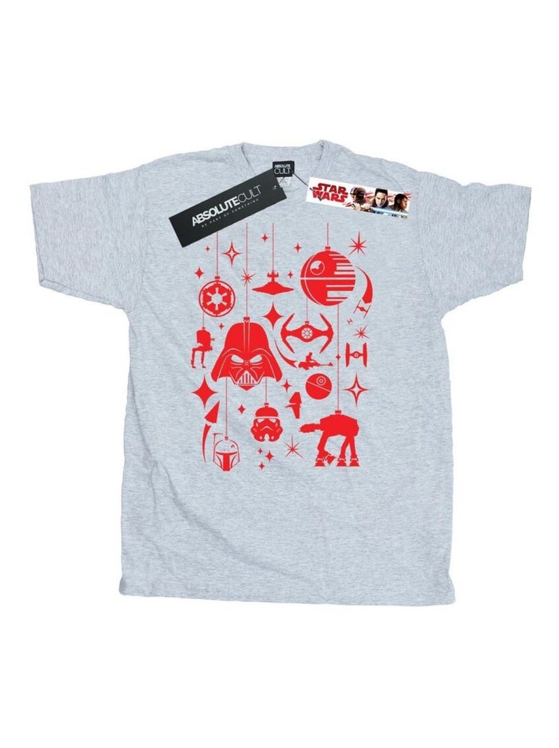 La Guerre des étoiles - T-shirt Gris chiné - Kiabi