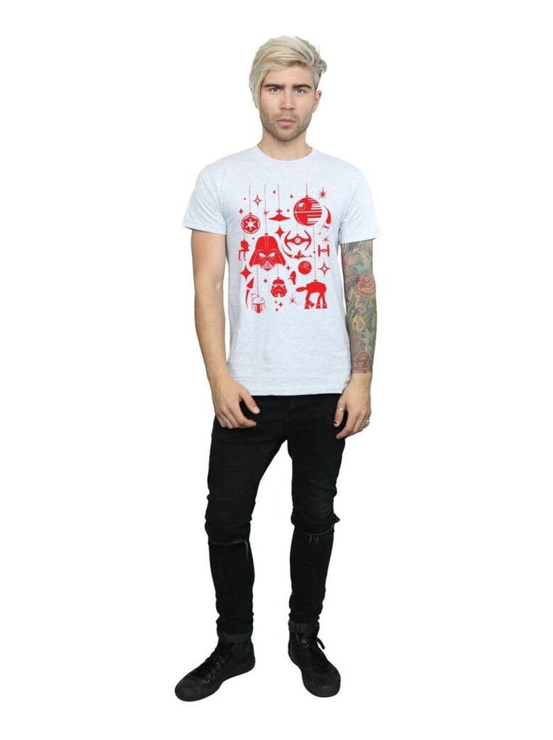 La Guerre des étoiles - T-shirt Gris chiné - Kiabi