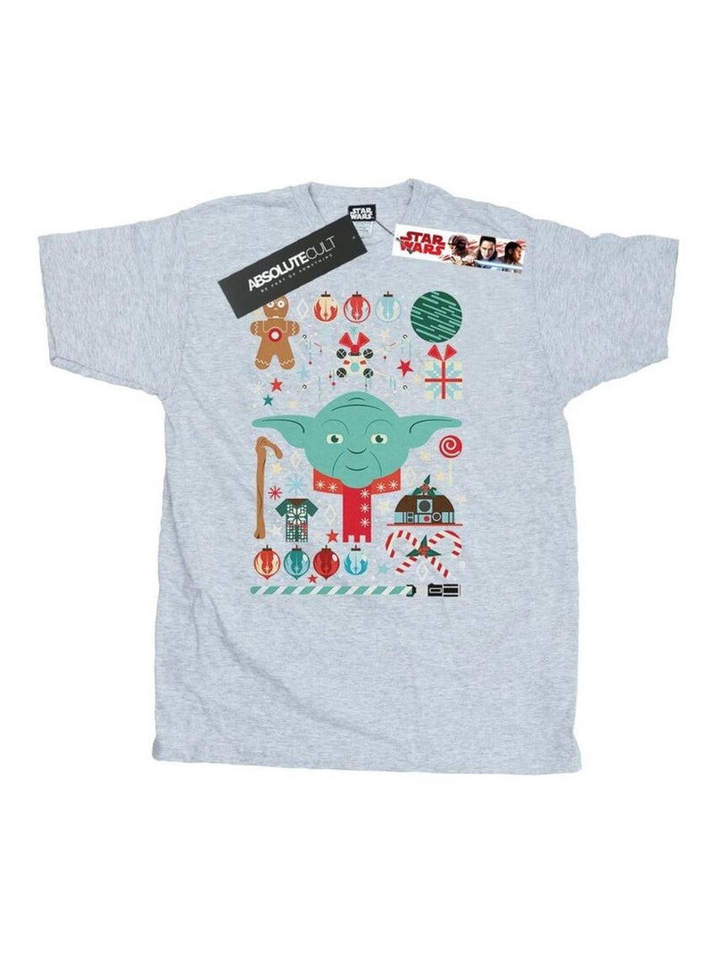La Guerre des étoiles - T-shirt Gris chiné - Kiabi