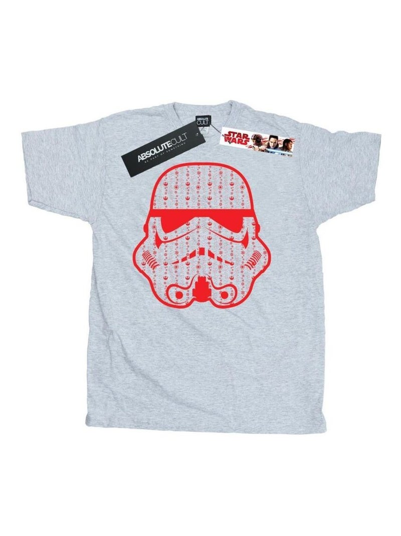 La Guerre des étoiles - T-shirt Gris chiné - Kiabi