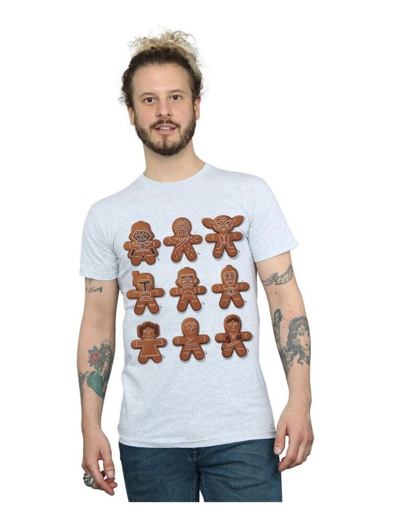 La Guerre des étoiles - T-shirt Gris chiné - Kiabi