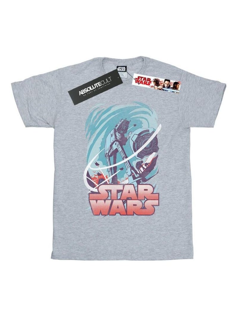 La Guerre des étoiles - T-shirt HOTH Gris chiné - Kiabi