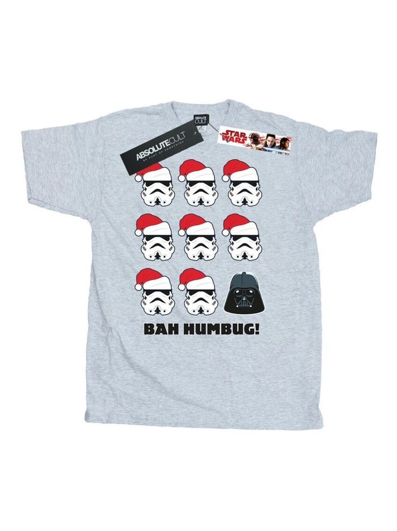La Guerre des étoiles - T-shirt HUMBUG Gris chiné - Kiabi