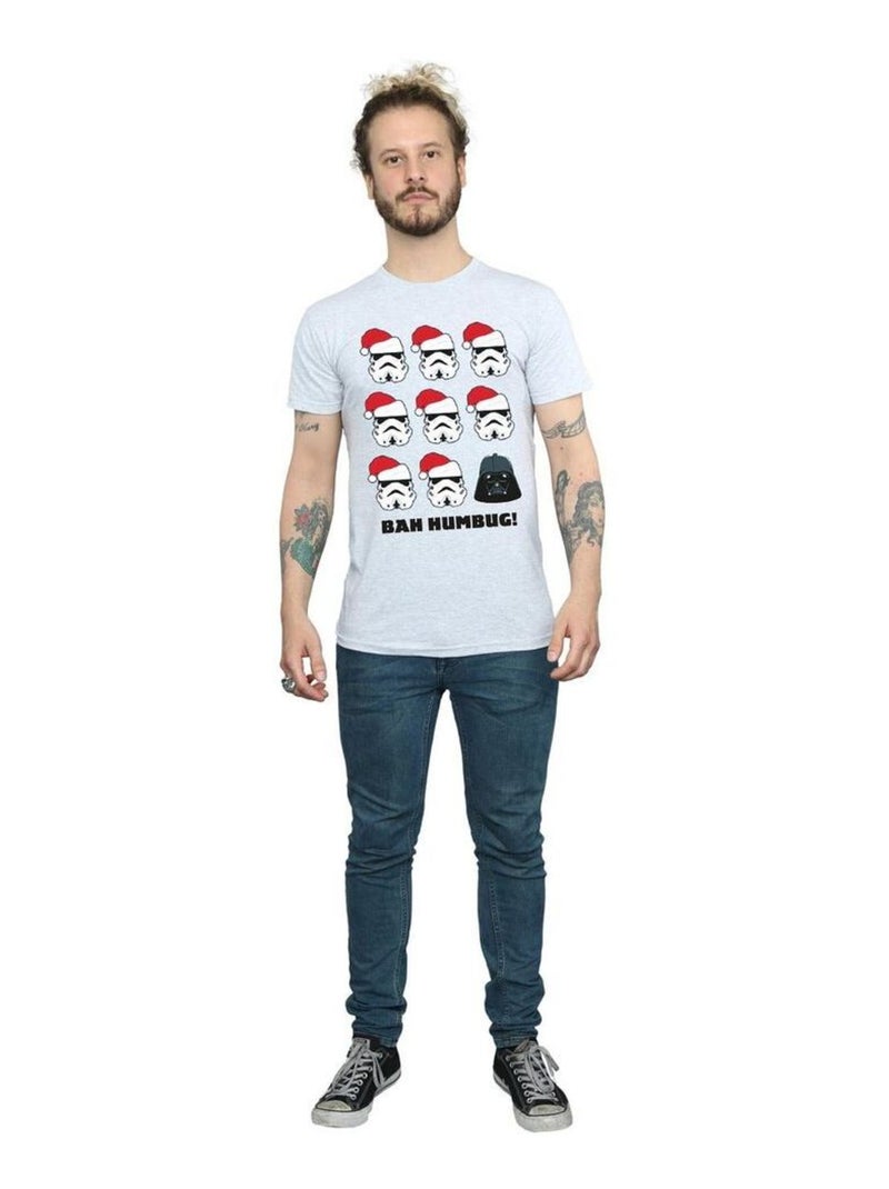 La Guerre des étoiles - T-shirt HUMBUG Gris chiné - Kiabi