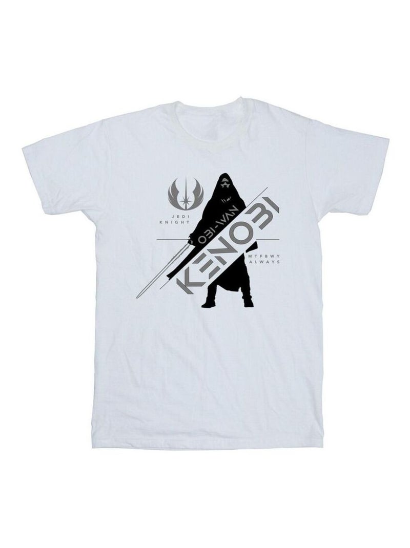 La Guerre des étoiles - T-shirt JEDI KNIGHT Blanc - Kiabi