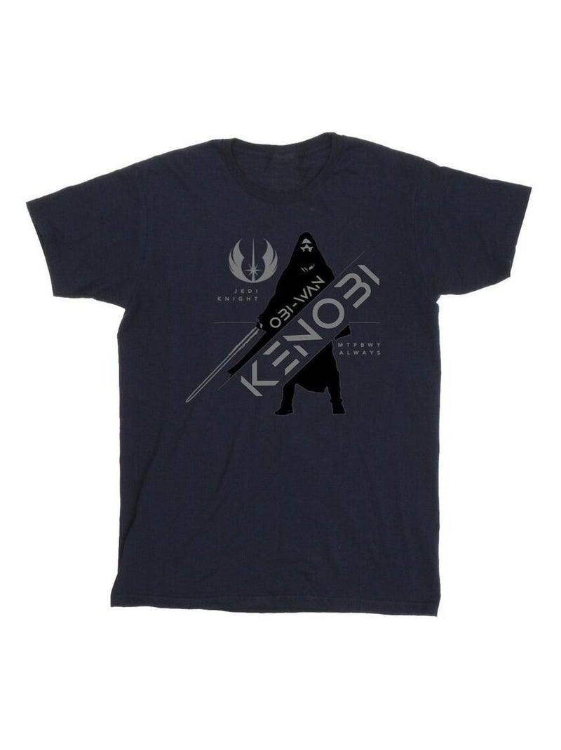La Guerre des étoiles - T-shirt JEDI KNIGHT Bleu marine - Kiabi