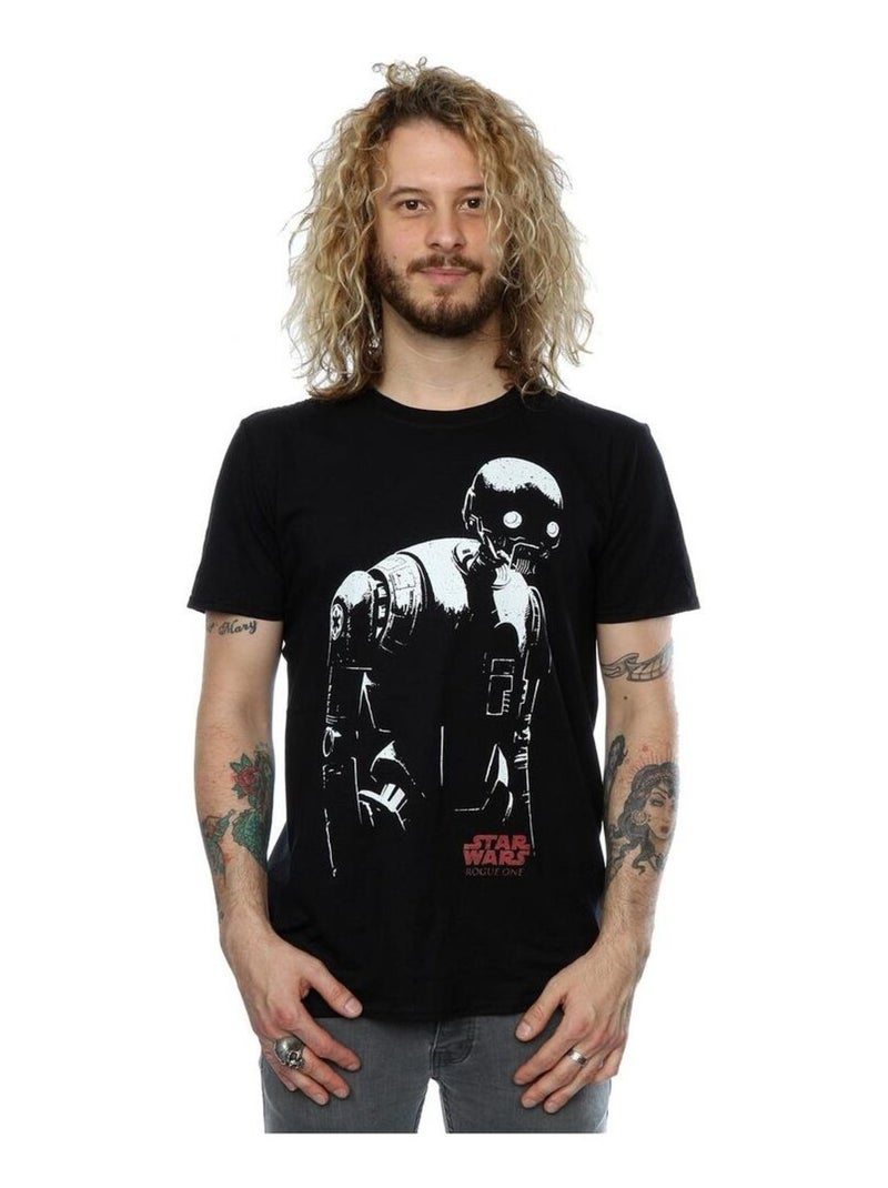 La Guerre des étoiles - T-shirt K-2SO Noir - Kiabi