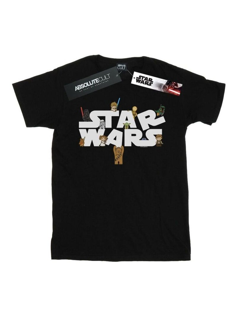 La Guerre des étoiles - T-shirt KIDDIE Noir - Kiabi