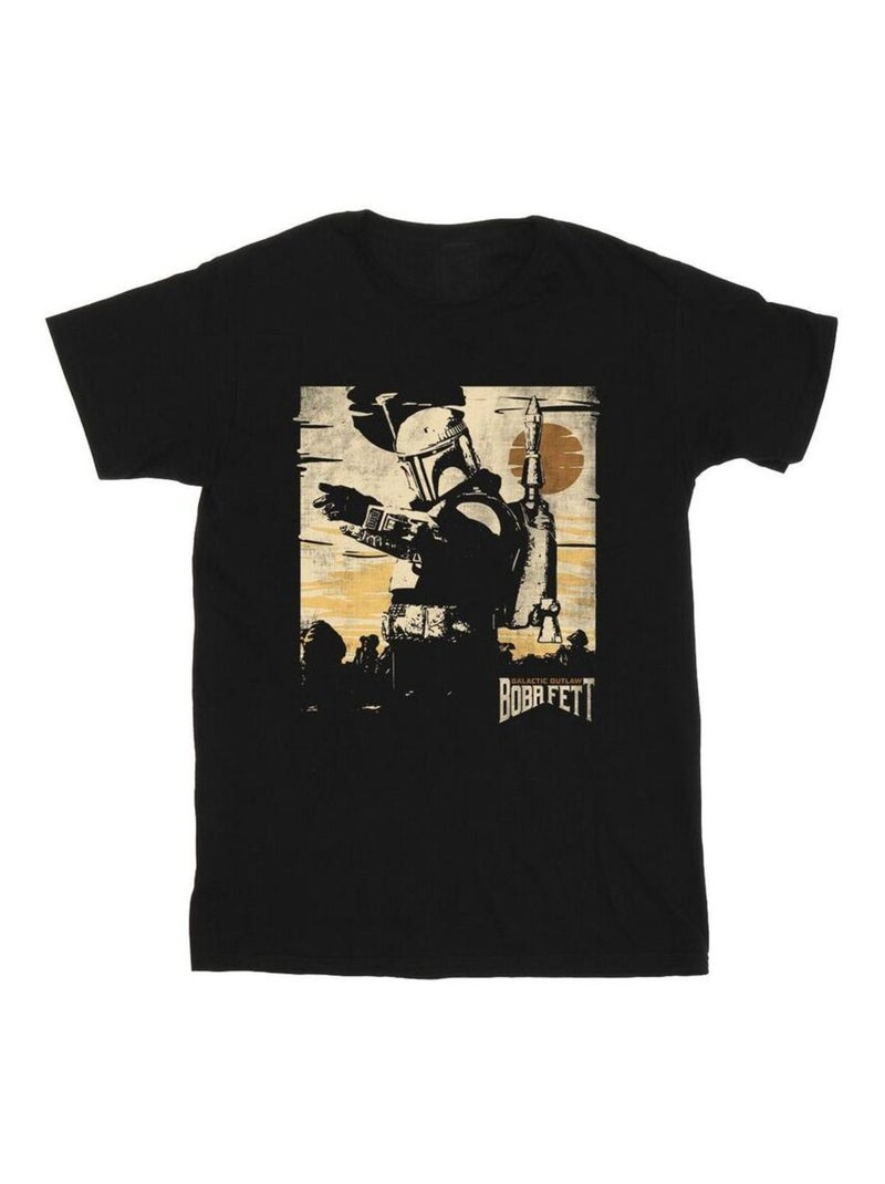 La Guerre des étoiles - T-shirt Le Livre de Boba Fett POINTS Noir - Kiabi
