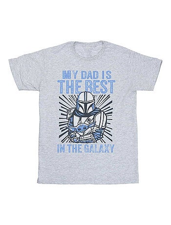 La Guerre des étoiles - T-shirt MANDALORIAN BEST DAD