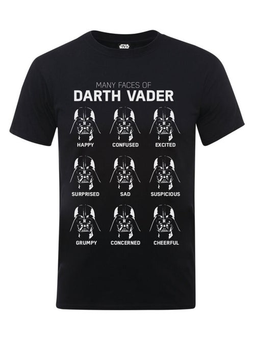 La Guerre des étoiles - T-shirt MANY FACES OF DARTH Vador (Dark Vador) - Kiabi