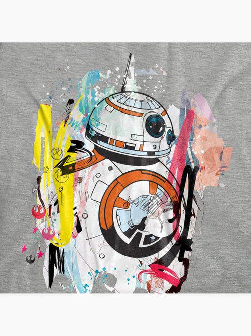 La Guerre des étoiles - T-shirt motif BB-8 motif/style abstrait (BB-8) - Kiabi